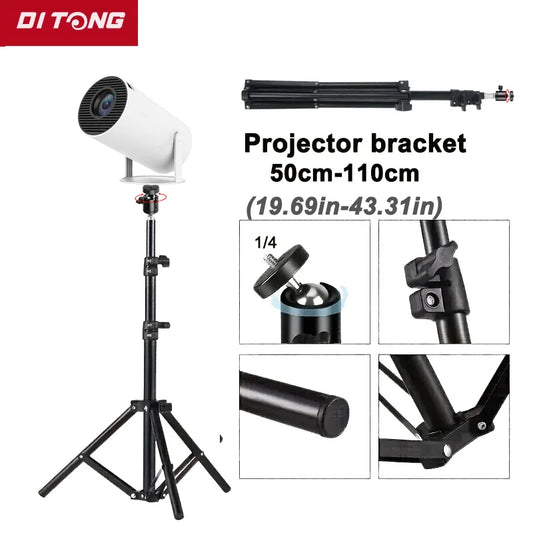 DITONG 110cm Projector Tripod – Universal Stand for Magcubic HY300 Pro & HY320 Mini