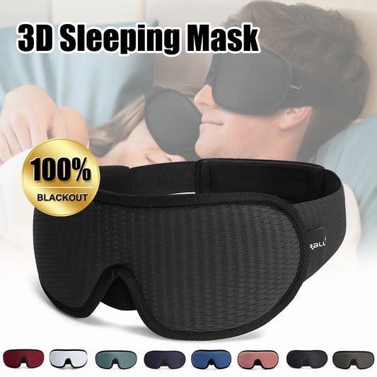 3D Padded Sleep Mask – Light Blocking for Better Sleep